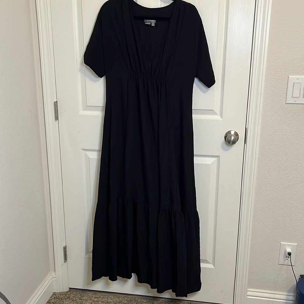Anthropologie v-neck waist less dress